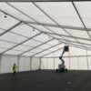 A photo of Huge storage marquee installed for Laddaw Ltd at Coalville, Leicestershire by Kingsmead Marquees