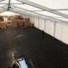 A photo of Huge storage marquee installed for Laddaw Ltd at Coalville, Leicestershire by Kingsmead Marquees
