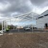A photo of Huge storage marquee installed for Laddaw Ltd at Coalville, Leicestershire by Kingsmead Marquees