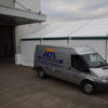 A photo of Temporary storage solution for Leicester company Trelleborg Ltd by Kingsmead Marquees