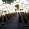 A photo of Clearspan marquee for 125th anniversary celebration for Leicester company by Kingsmead Marquees
