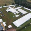 A photo of Clearspan and Pole Marquees come together to create Global Birdfair by Kingsmead Marquees