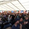 A photo of Clearspan and Pole Marquees come together to create Global Birdfair by Kingsmead Marquees