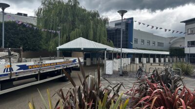 A photo of Storage & Warehousing Marquees by Kingsmead Marquees