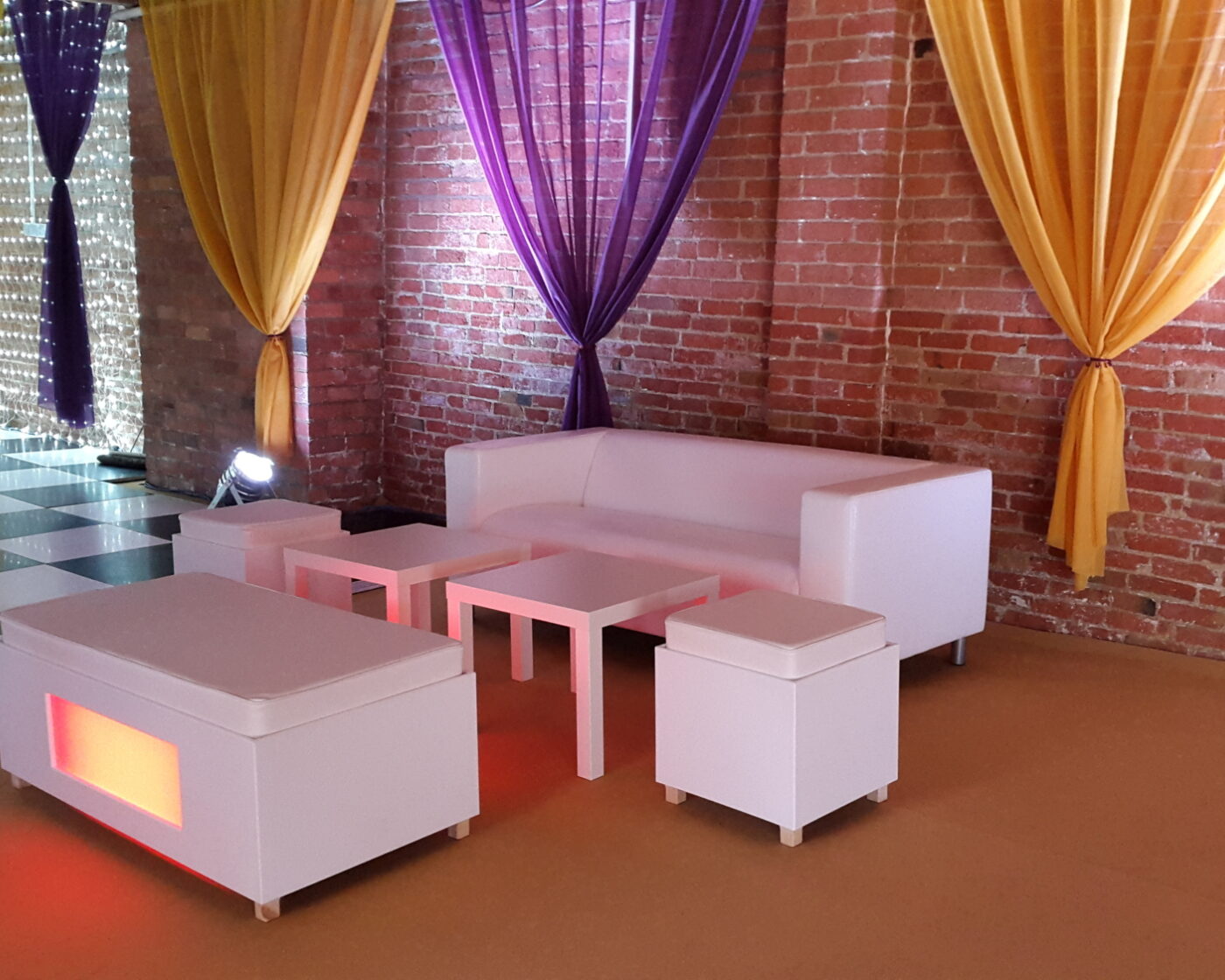Photograph: Light Up Your Event with Illuminated Furniture Hire
