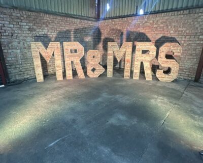 Photograph: MR & MRS Prop Hire